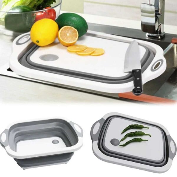 Folding Chopping Board 2-in-1 Collapsible Cutting Board